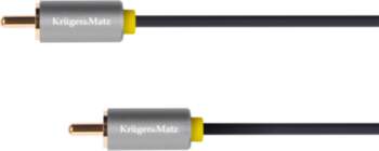 Kruger&Matz Basic 1RCA–1RCA kabelis, 1 m