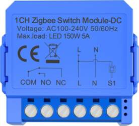 Vieno kanalo ZigBee jungiklio modulis AVATTO