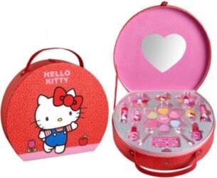 Hello Kitty Round Makeup Case Katytės