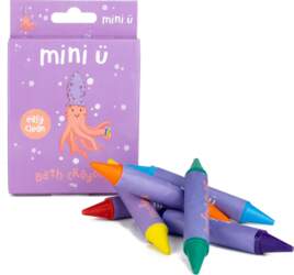 Kreidelės voniai Mini-U Bath Crayons, 78g