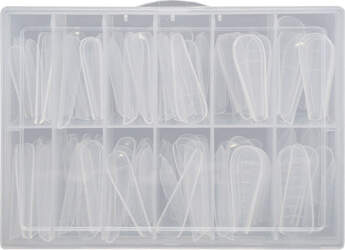 Plastic top forms for nails Osom