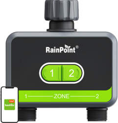 RainPoint 2-zone irrigation controller with app