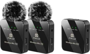 Wireless Lavalier Microphone PULUZ 2 TX