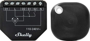 WiFi Shelly Shutter + BLU Button