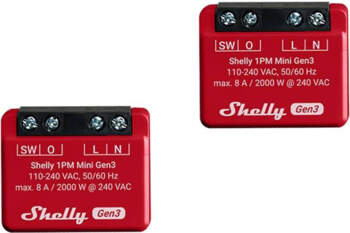 Shelly 1PM Mini Gen3 Set of