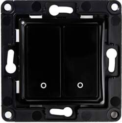 Shelly wall switch 2 button (Black)