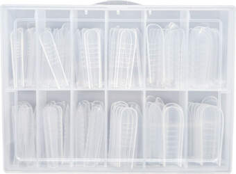 Plastic top forms for nails Osom