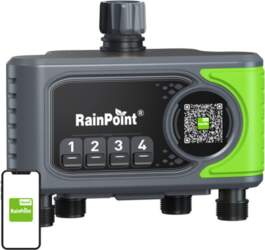 RainPoint WiFi 4-zone irrigation controller with
