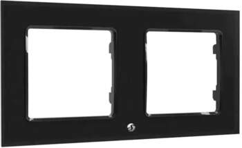 Shelly Switch Frame Double (Black), Switch