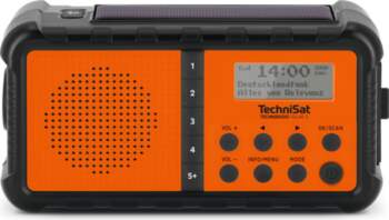 Radio TechniSat Techniradio Solar 2 czarny/orange