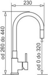 Black sink set with flexi faucet