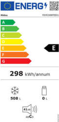Midea Freezer | MDRC698FEE01 | Energy
