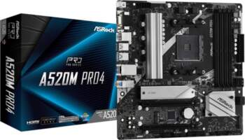 Asrock A520M Pro4 Socket AM4 micro