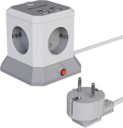 BlitzWolf BW-EC1 4xAC 2xUSB-A 2xUSB-C Extender