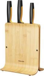 Fiskars 1057553 Bambus Design-Messerblock mit 3