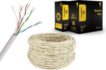 Gembird UTP solid gray cable, cat