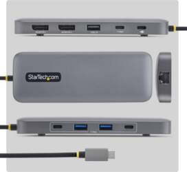 HUB USB StarTech 189B-USBC-MULTIPORT/USB-C to DUAL-DP