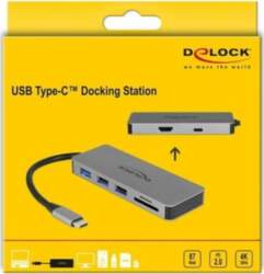 Stacja/replikator Delock Mobile USB-C (87743) |