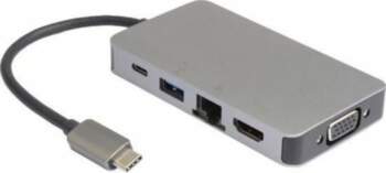 Stacja/replikator MicroConnect USB-C (USB3.1CCOM14) |