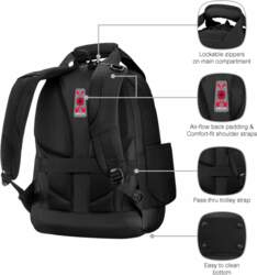 Wenger ADVANCED 16" Tool Backpack, Schwarz