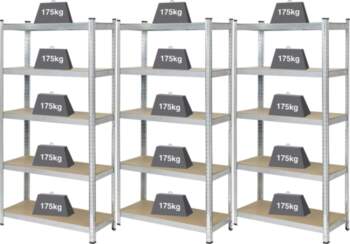Basetech Basetech 2142910 Reol til tunge