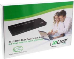 InLine Switch 4x HDMI + audio