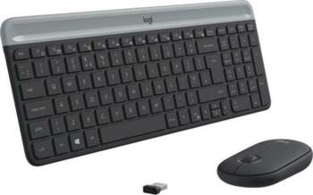 Logitech Keyboard Mouse Set MK470, black
