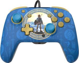 PDP Zelda Hyrule Blue Wired Controller