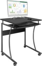 TECHly Mobile computer desk 600x480mm black
