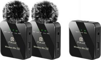 Wireless Lavalier Microphone PULUZ 2 TX