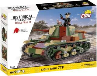 Cobi Klocki Light Tank 7TP Building