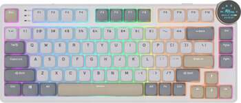 ROYAL KLUDGE N80 Pearly Dawn, Brown