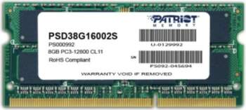 Patriot Memory 8GB PC3-12800 memory module