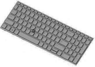 HP KBD TP+PS BL SR FR