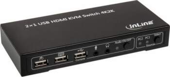 InLine KVM Switch, 2-Fach HDMI 4K2K