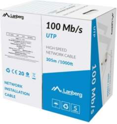 LANBERG LAN UTP CABLE 100MB/S 305M