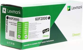 Toner Lexmark 60F2000 Black Oryginał  (60F2000)