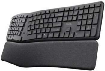 Trust Keyra Ergonomic multidevice wireless keyboard