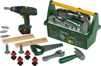 Klein Box with screwdriver and tools