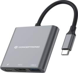 HUB USB Conceptronic Adapter USB-C ->