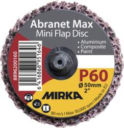 ABRANET MAX MINI LĀPSTIŅDISKS P60 50