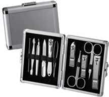 Three-Seven Manicure set Silver case -