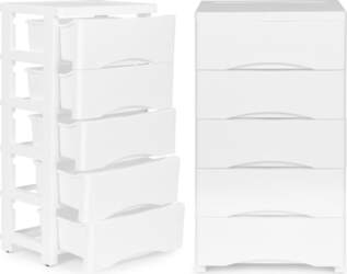 Modernhome Shelf Unit with 5 Pull-Out