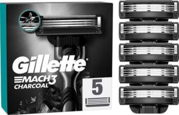 GILLETTE Mach3 ogļu 5 gab.