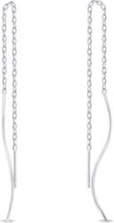 Stylish long chain earrings EA697W