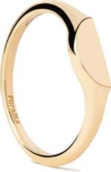 Original Gold Plated Ring Half Circle