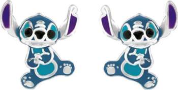 Silver stud earrings Stitch Lilo &