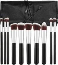 Mimo Makeup Brush Set Kabuki Black
