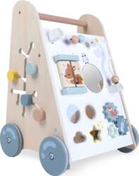 Multistore Wooden educational push walker with