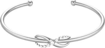 Open Solid Infinity Bracelet JBIBS-J1331